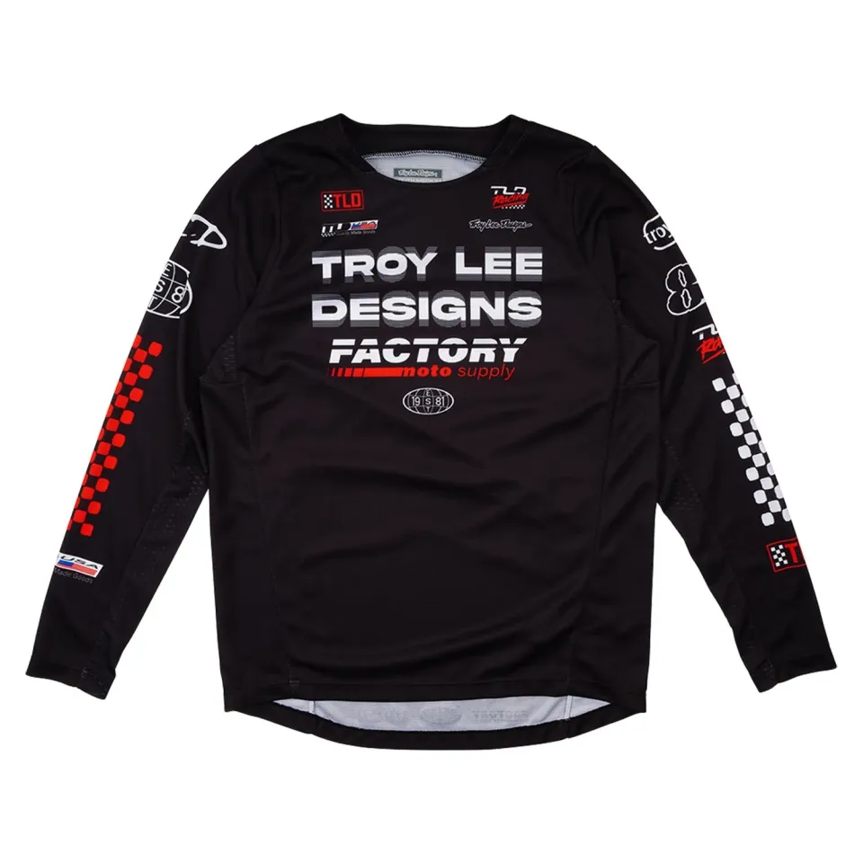Troy Lee Designs GP Pro Factory maglia moto bambino Black