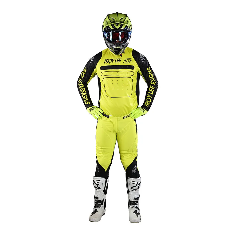 Troy Lee Designs SE Pro pantaloni moto Drop In Black Glo Yellow