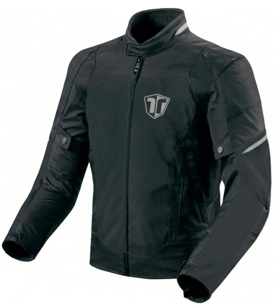 Ravenna 4 Season giacca moto tessuto nero 2 strati