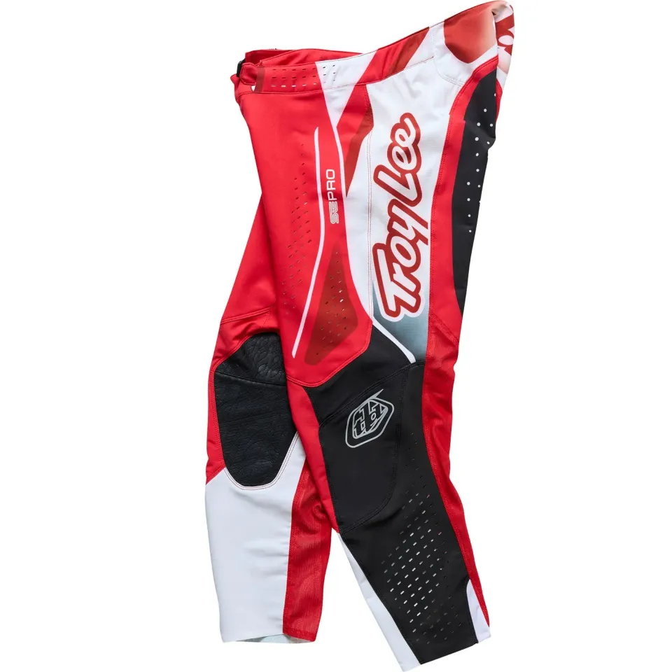 Troy Lee Designs SE Pro pantaloni moto rosso bianco