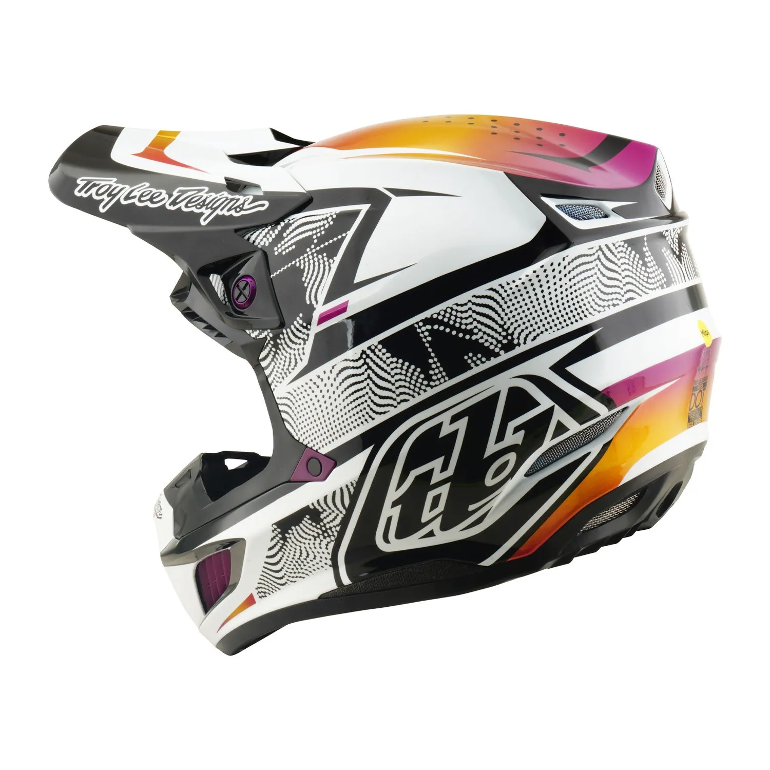 Troy Lee Designs SE5 Composite MIPS casco moto nero protettivo