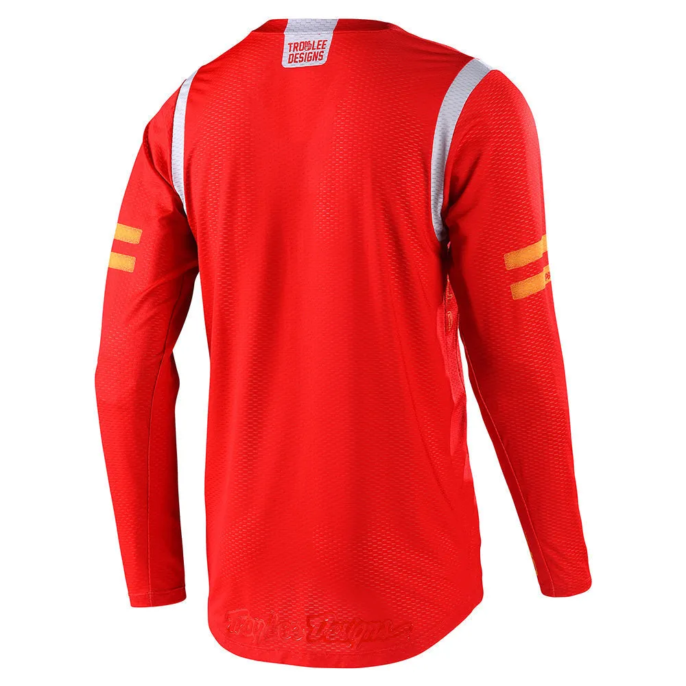 Troy Lee Designs GP Air Roll Out maglia moto cross rossa