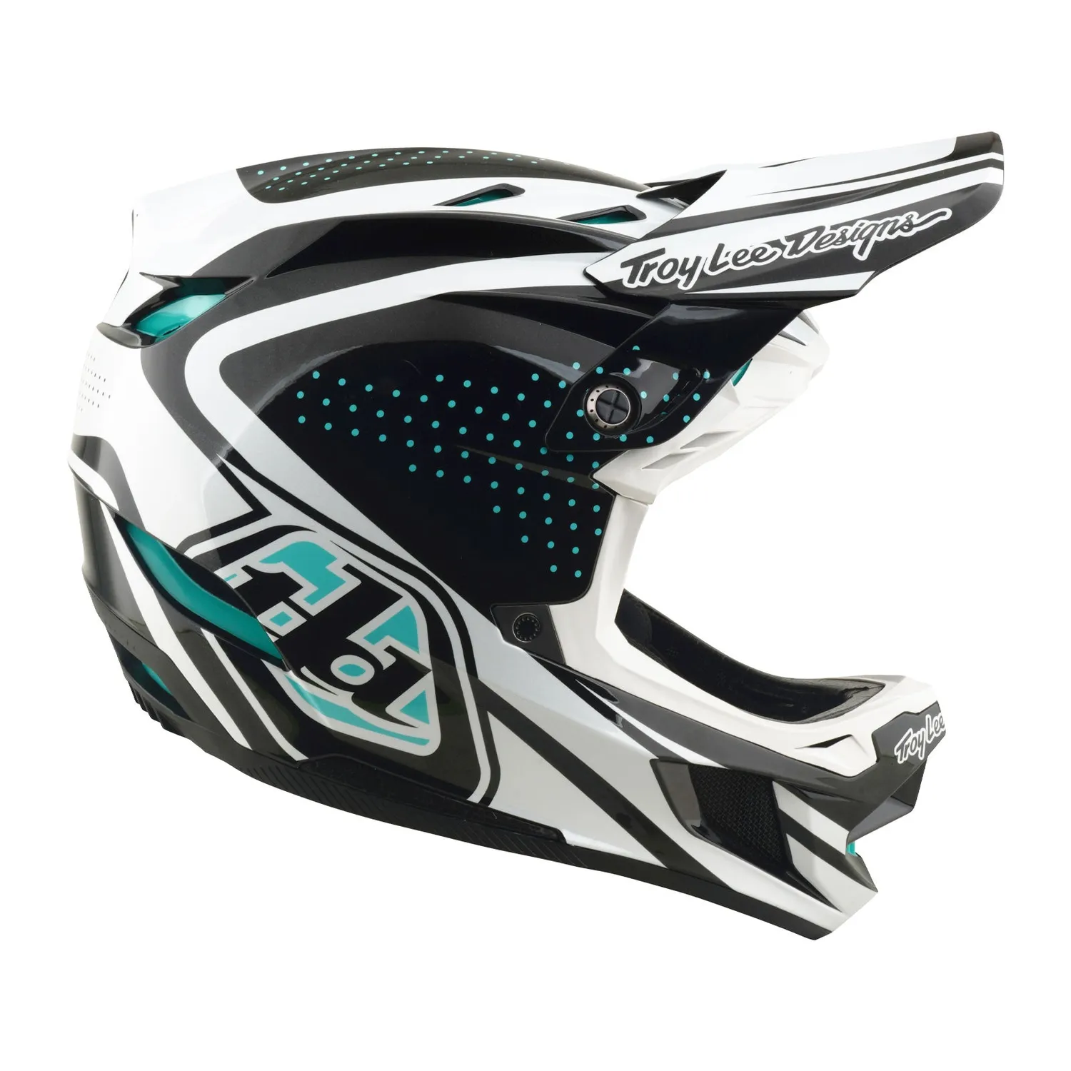 Troy Lee Designs D4 Polyacrylite casco bici Charcoal MIPS