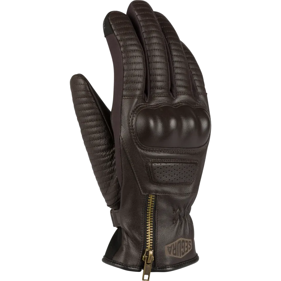 Segura Synchro Marron guanti moto impermeabili touch
