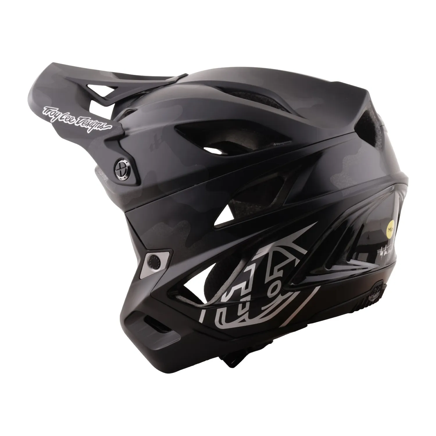 Troy Lee Designs Stage Stunt casco integrale black camo MIPS