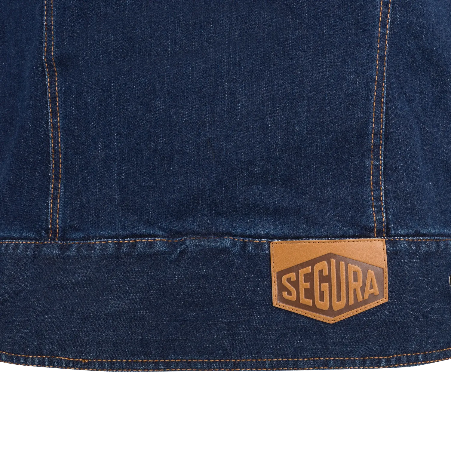 Segura Hunky giubbotto moto uomo blu in denim elasticizzato