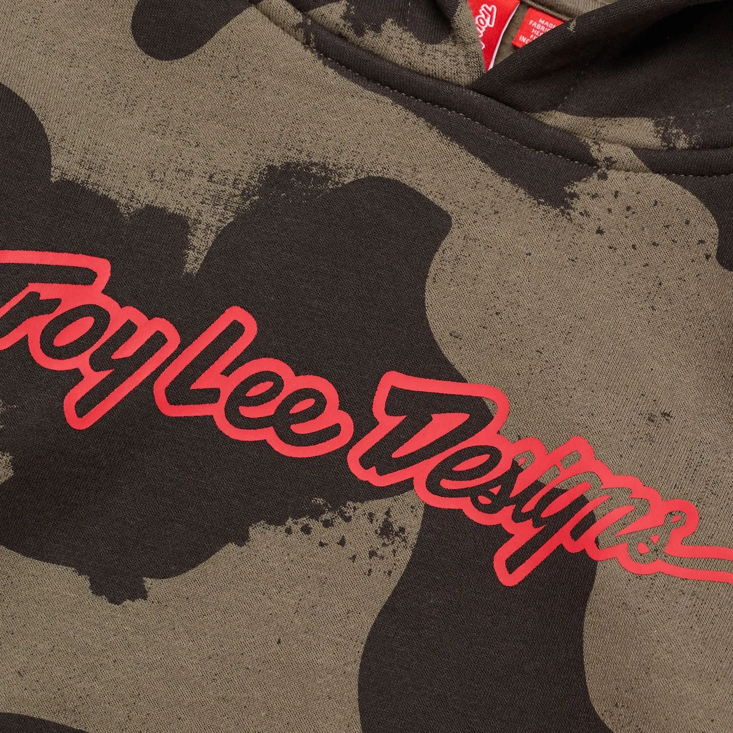 Troy Lee Designs Signature felpa ragazzo olive camo