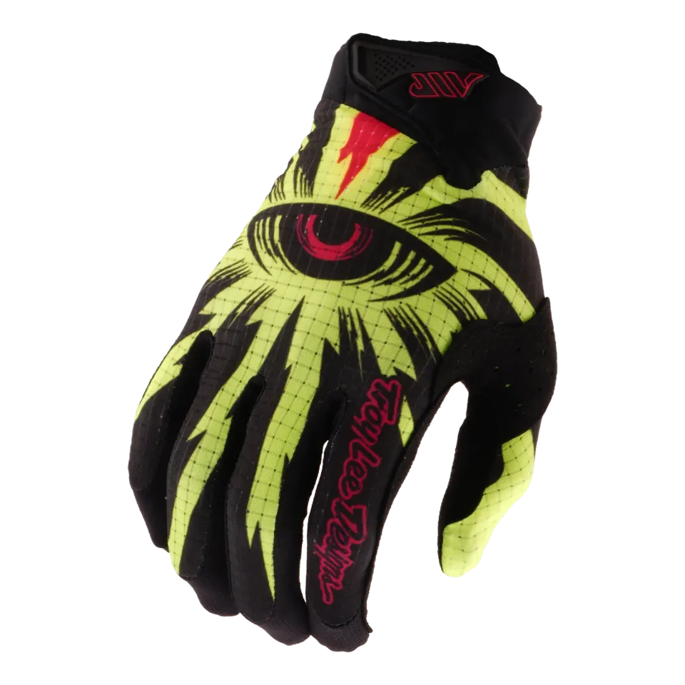 Troy Lee Designs Air Cyclops guanti estivi nero giallo fluo
