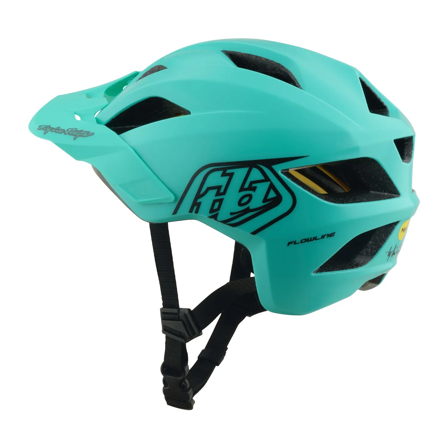 Troy Lee Designs Flowline casco bici bambino charcoal teal
