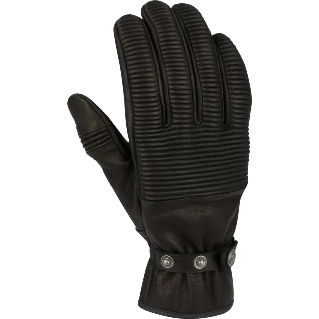 Segura Roxo Guanti Moto Nero Pelle Uomo Corti