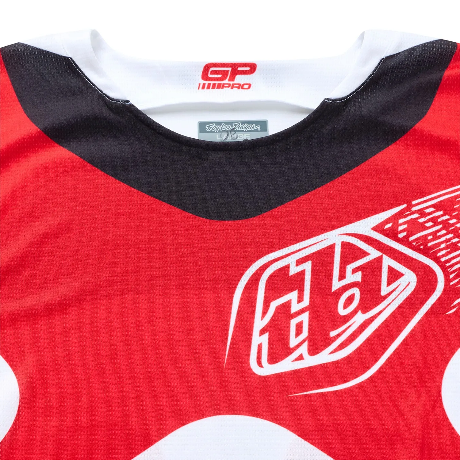 Troy Lee Designs GP Pro maglia moto frames bianco rosso