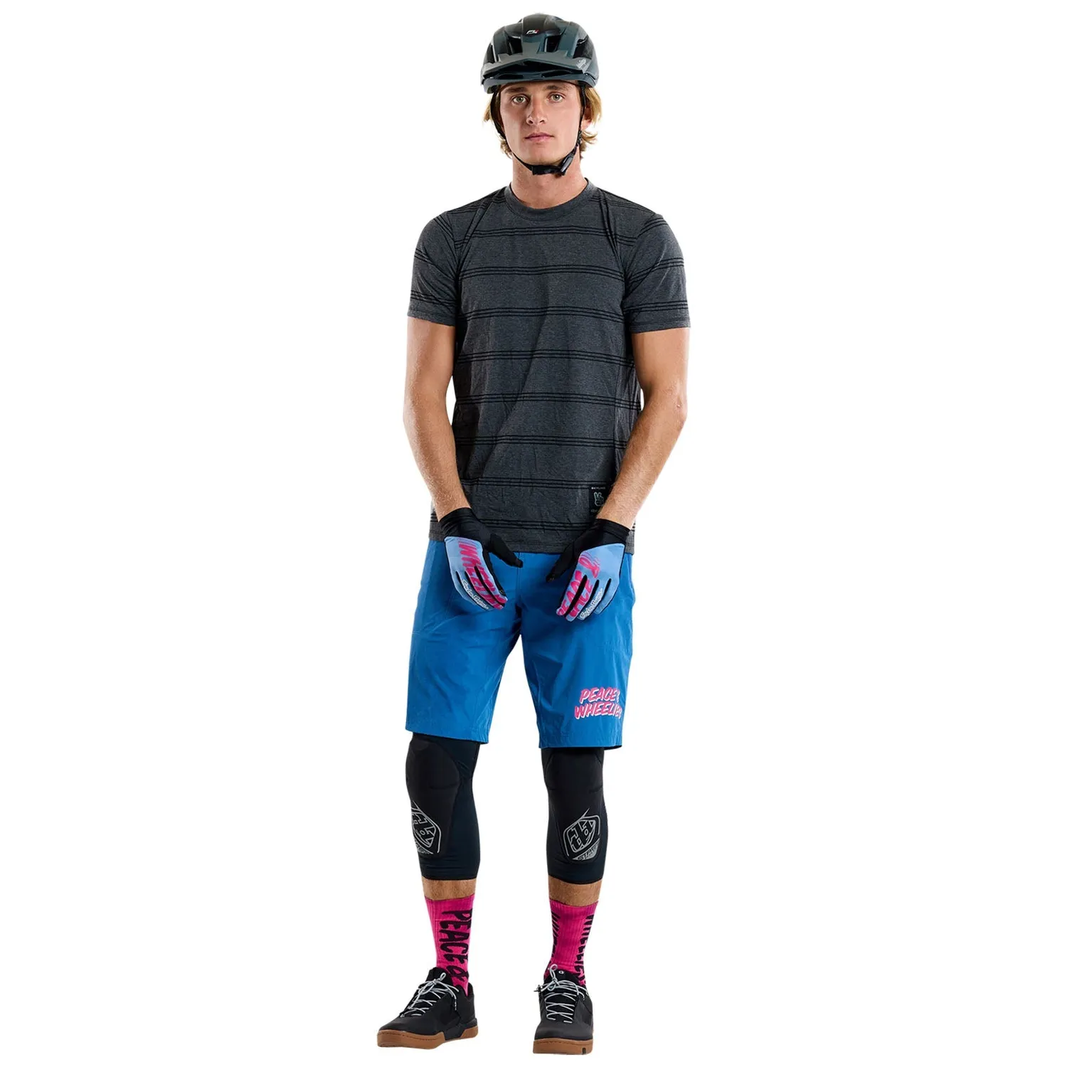 Troy Lee Designs Skyline Ride Tee maglia bici dark cloud