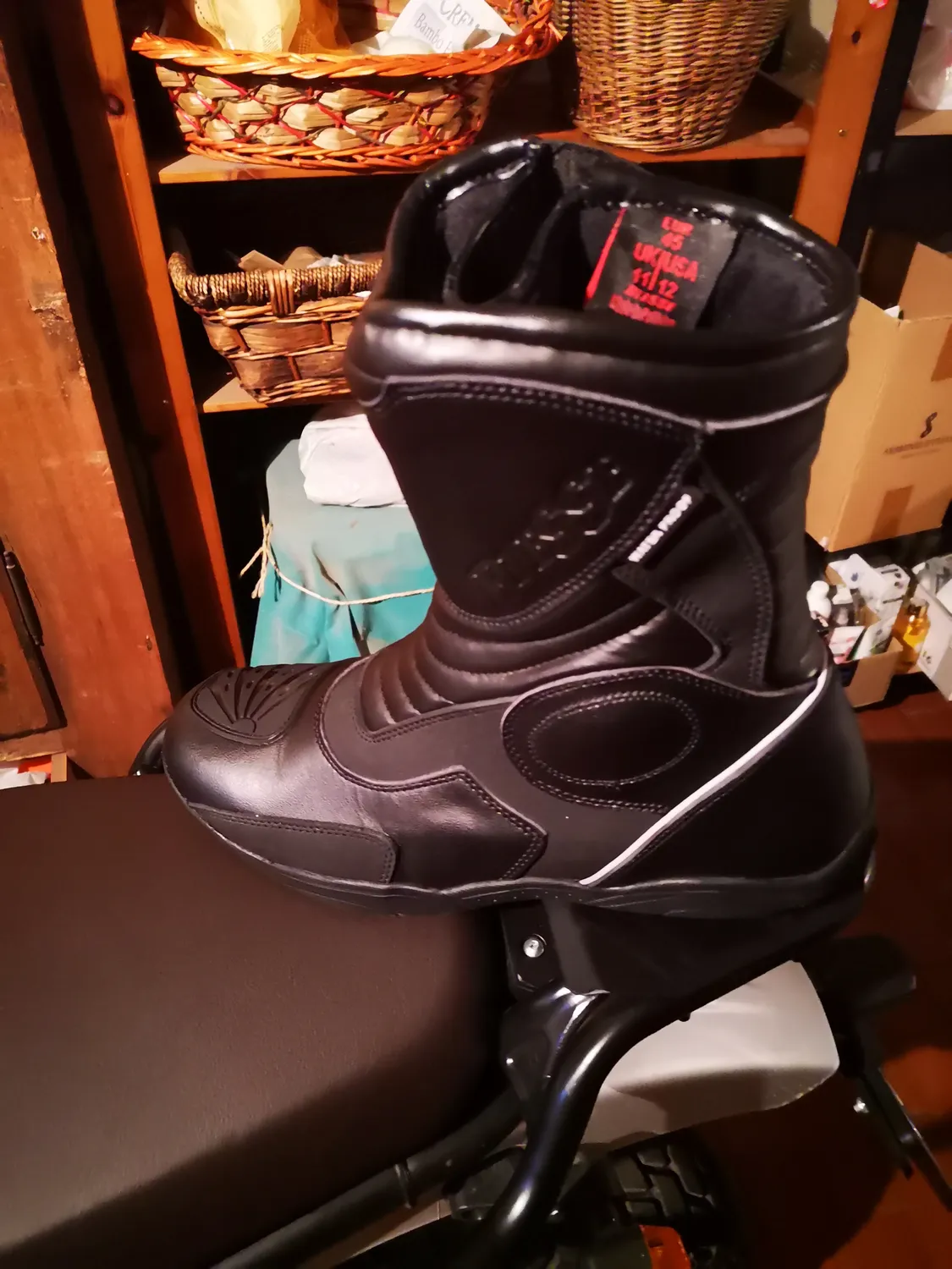 Bi Esse stivaletti moto pelle impermeabili 47 EU