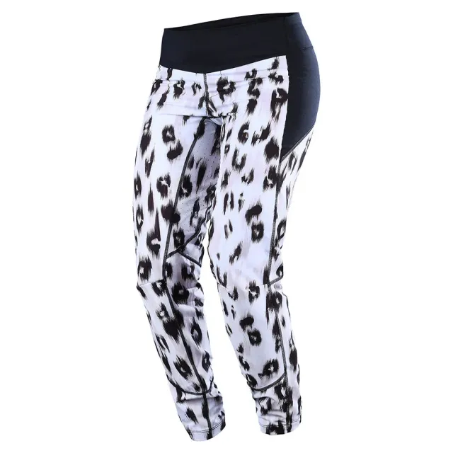 Troy Lee Designs Luxe Wild Cat pantaloni bici donna bianchi