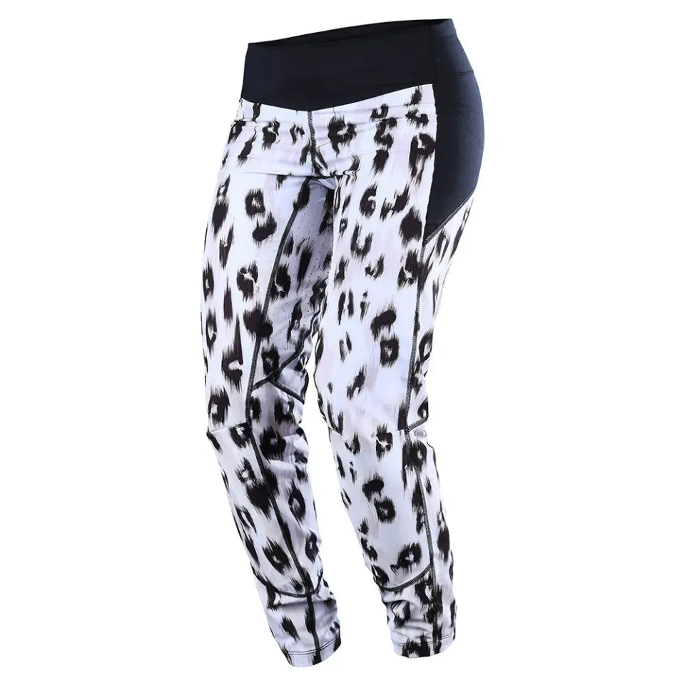 Troy Lee Designs Luxe Wild Cat pantaloni bici donna bianchi