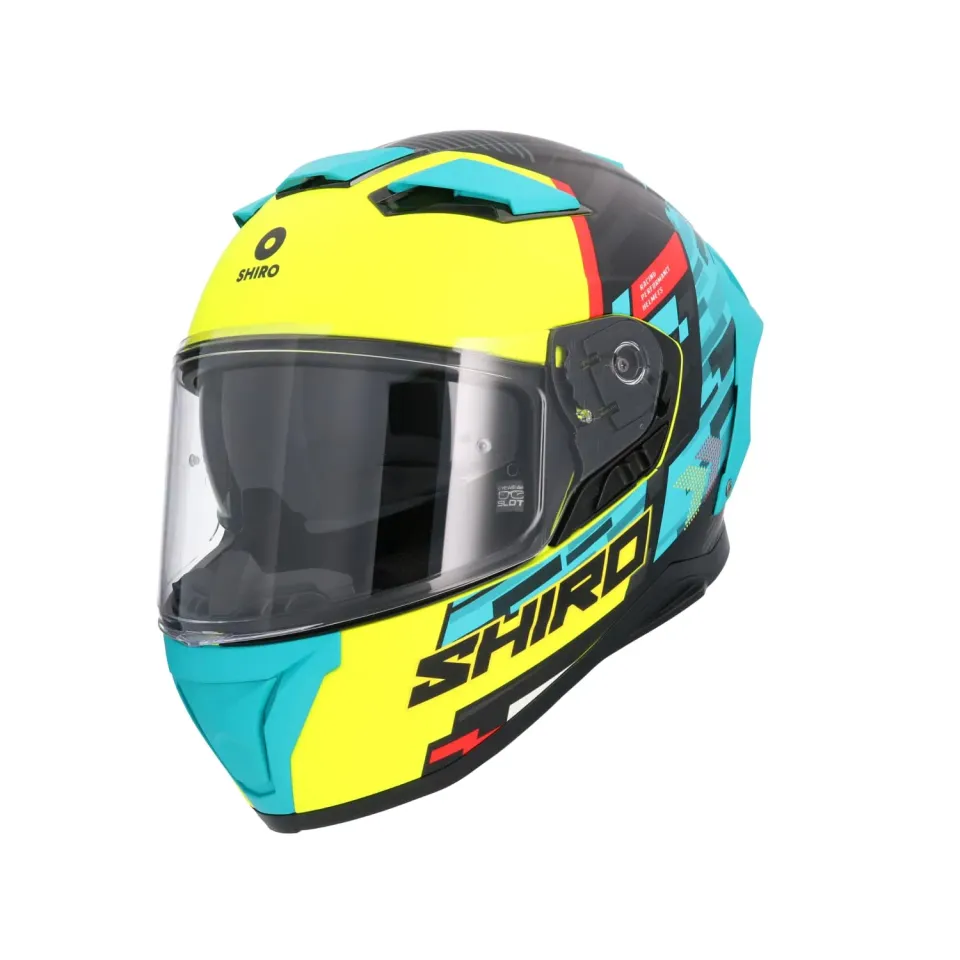 Bi Esse Racing Casco Moto Modulare Blu Taglia S