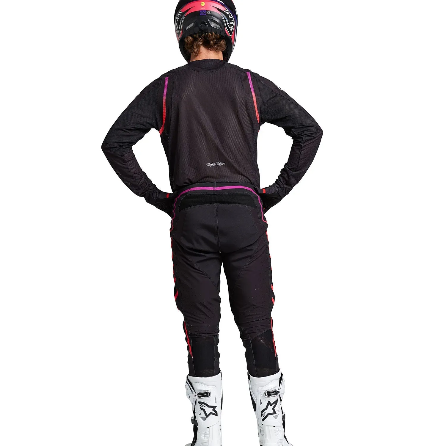 Troy Lee Designs SE Pro Air Pinned maglia moto nera race fit
