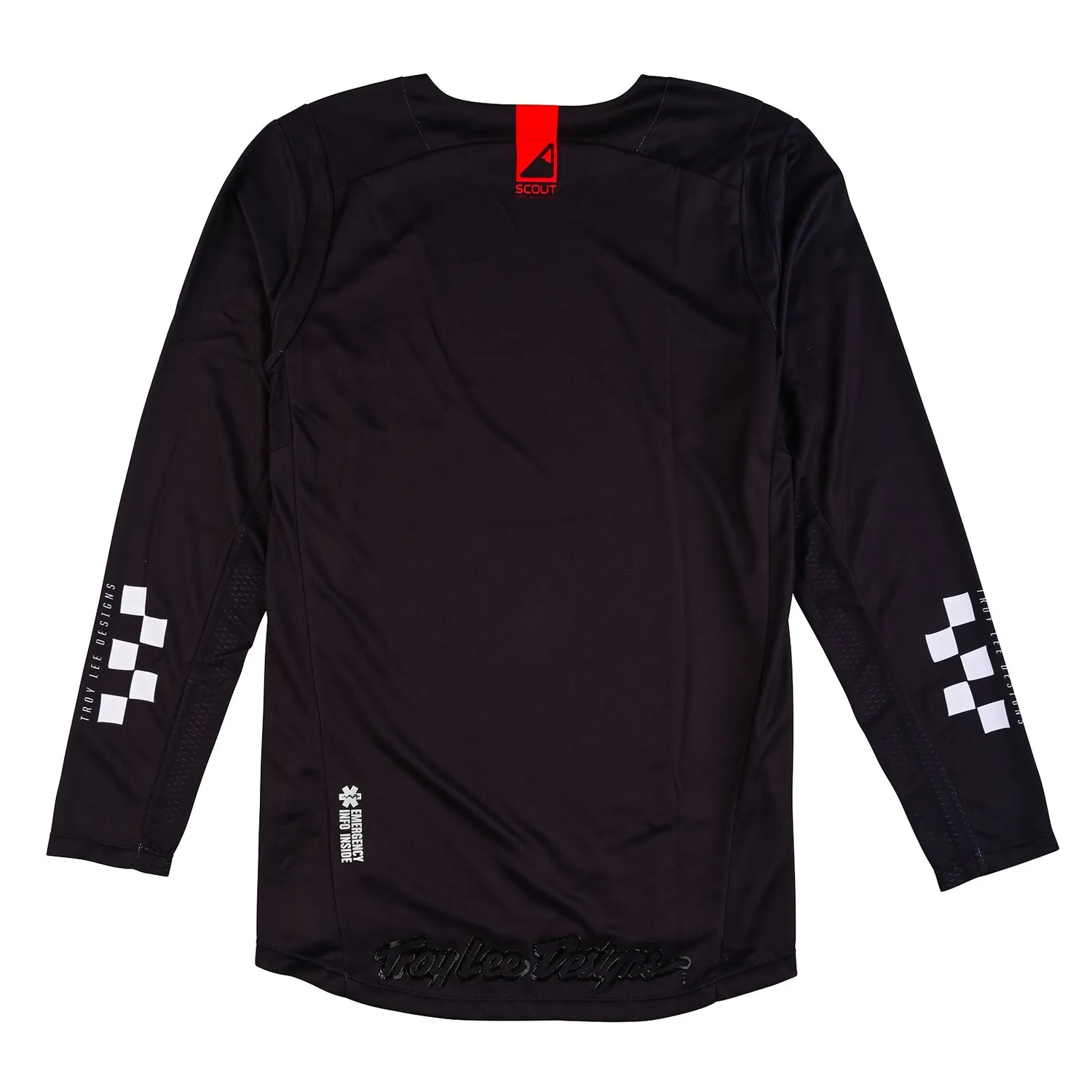 Troy Lee Designs Scout GP Ripper maglia moto nera traspirante