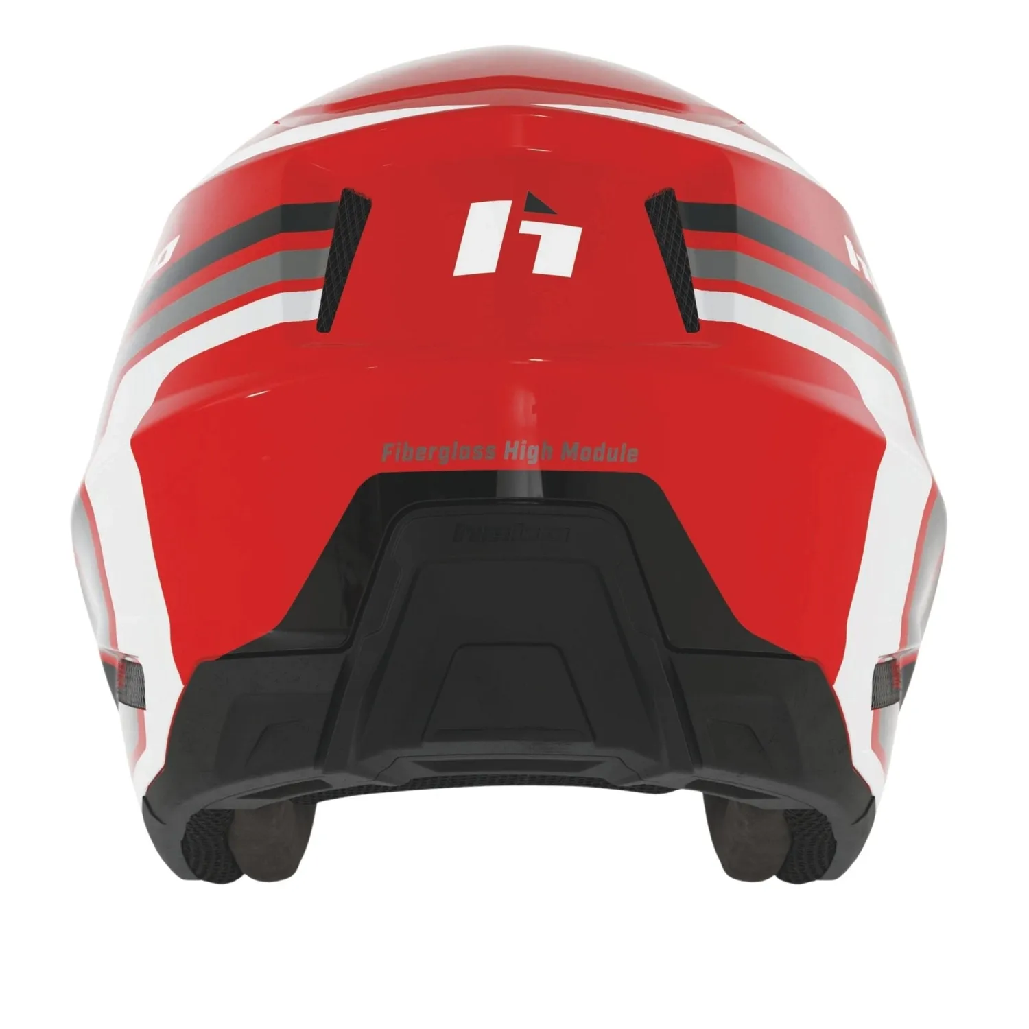 Hebo Zone Pro Classic casco trial rosso fibra omologato