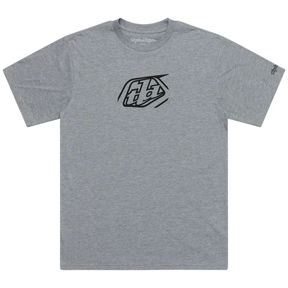 Troy Lee Designs Badge T-shirt Uomo Grey Heather manica corta