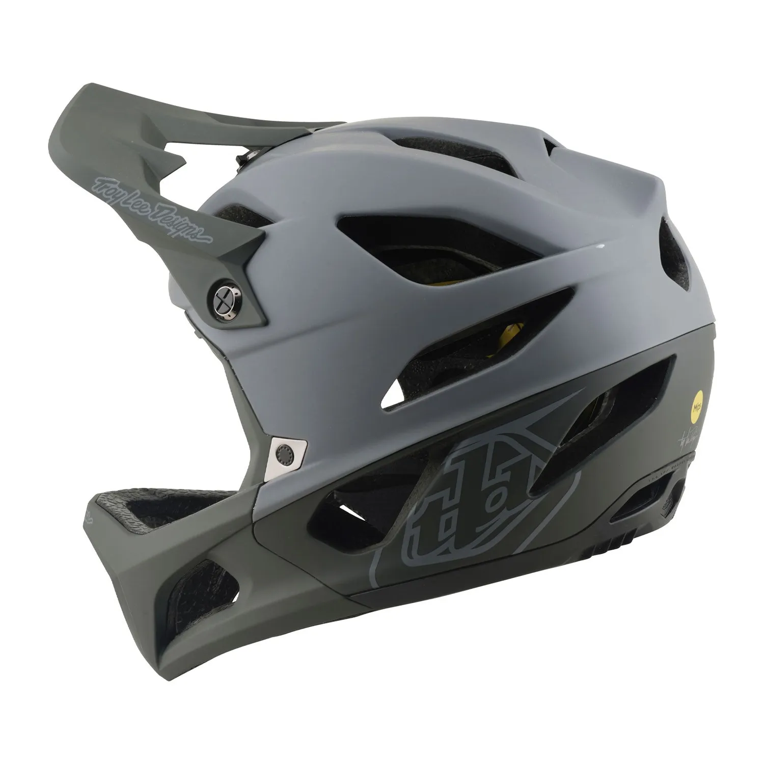 Troy Lee Designs Stage Drone casco integrale mtb grigio