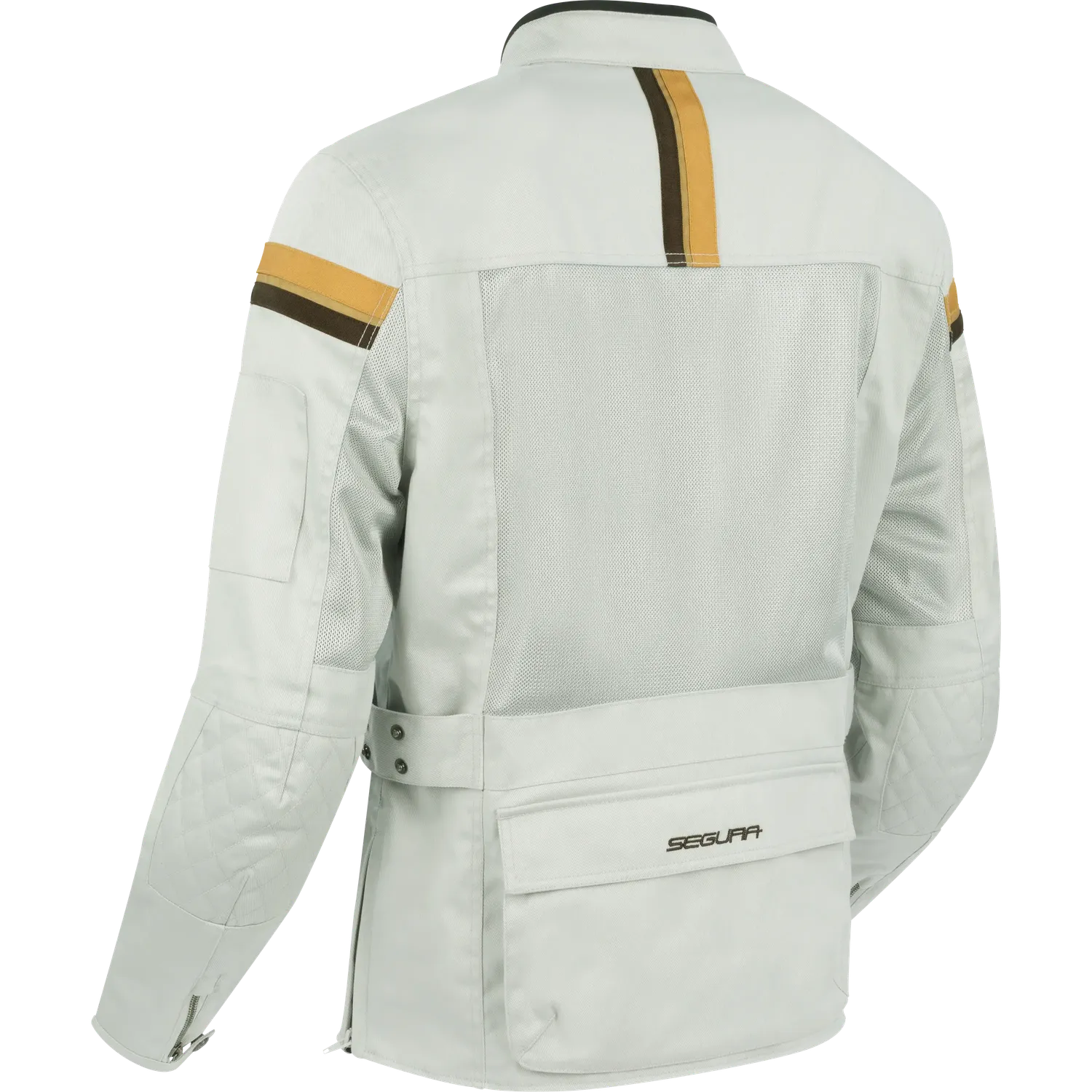 Segura Mojo giacca moto tessuto grigio marrone