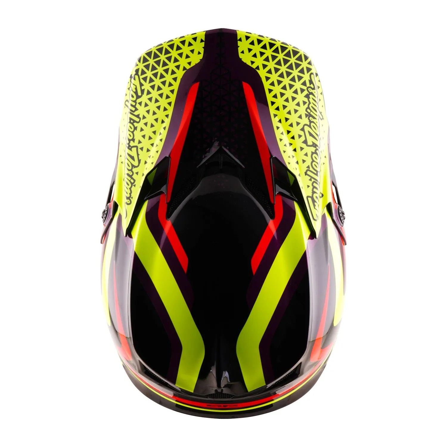Troy Lee Designs GP Pro casco moto bambino Pulse nero giallo MIPS