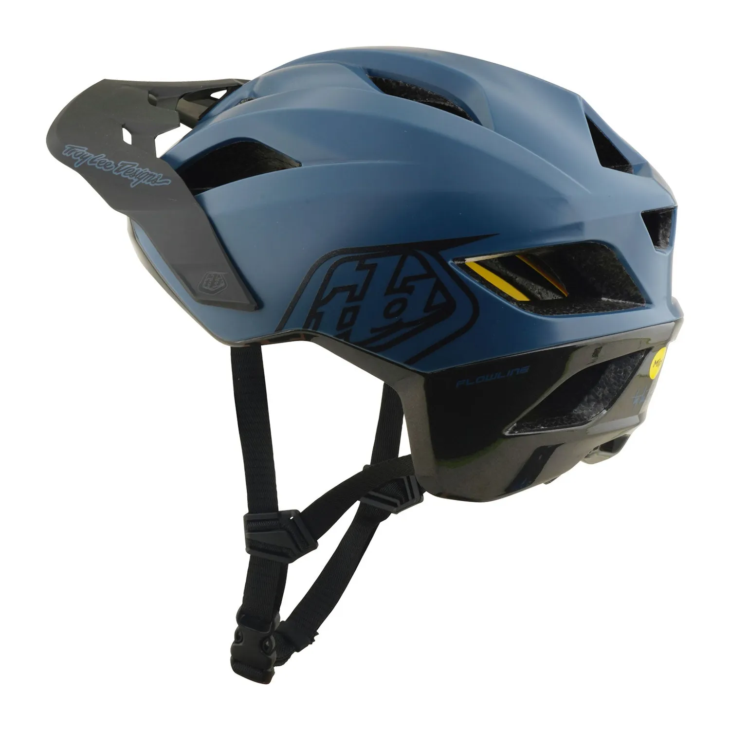 Troy Lee Designs Flowline Point casco bici grigio MIPS