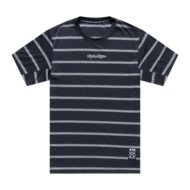 Troy Lee Designs Skyline Ride Checked Out t-shirt mtb Carbon mesh