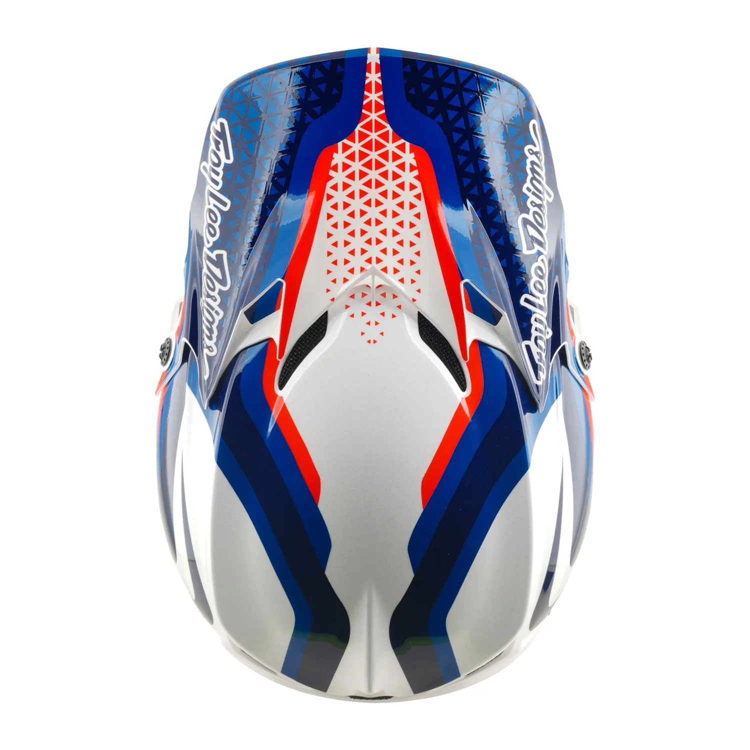 Troy Lee Designs GP Pro casco moto bianco blu