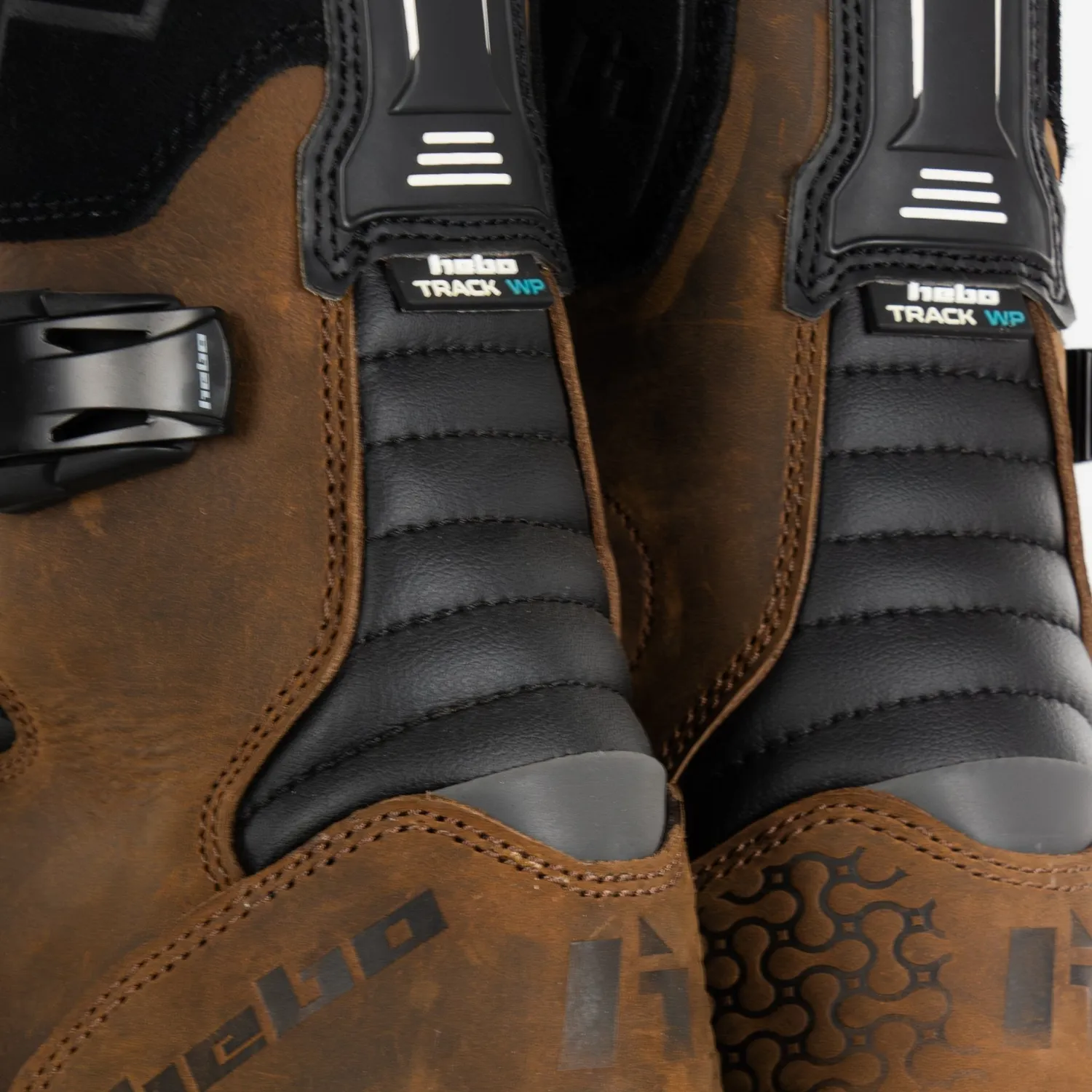 Hebo Track stivali moto adventure pelle taglia 42