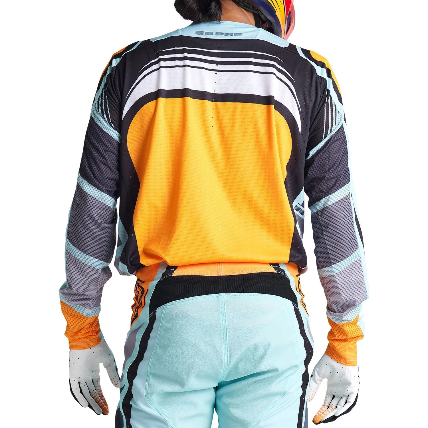 Troy Lee Designs SE Pro Wavez maglia moto bleached aqua ventilata
